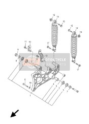 9582M0801200, Bolt, Flange, Yamaha, 2